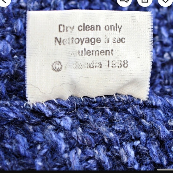 Icelandic Designs Blue Zip Cardigan Sweater, Womens M, Wool Blend Fisherman - Picture 8 of 11